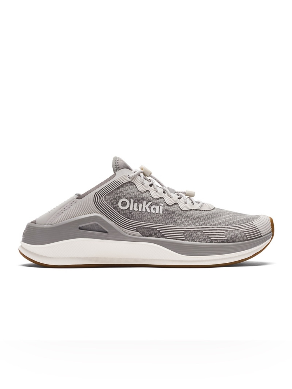 OluKai 'Ahi Sneaker (Men) - Ash/Sterlin 9